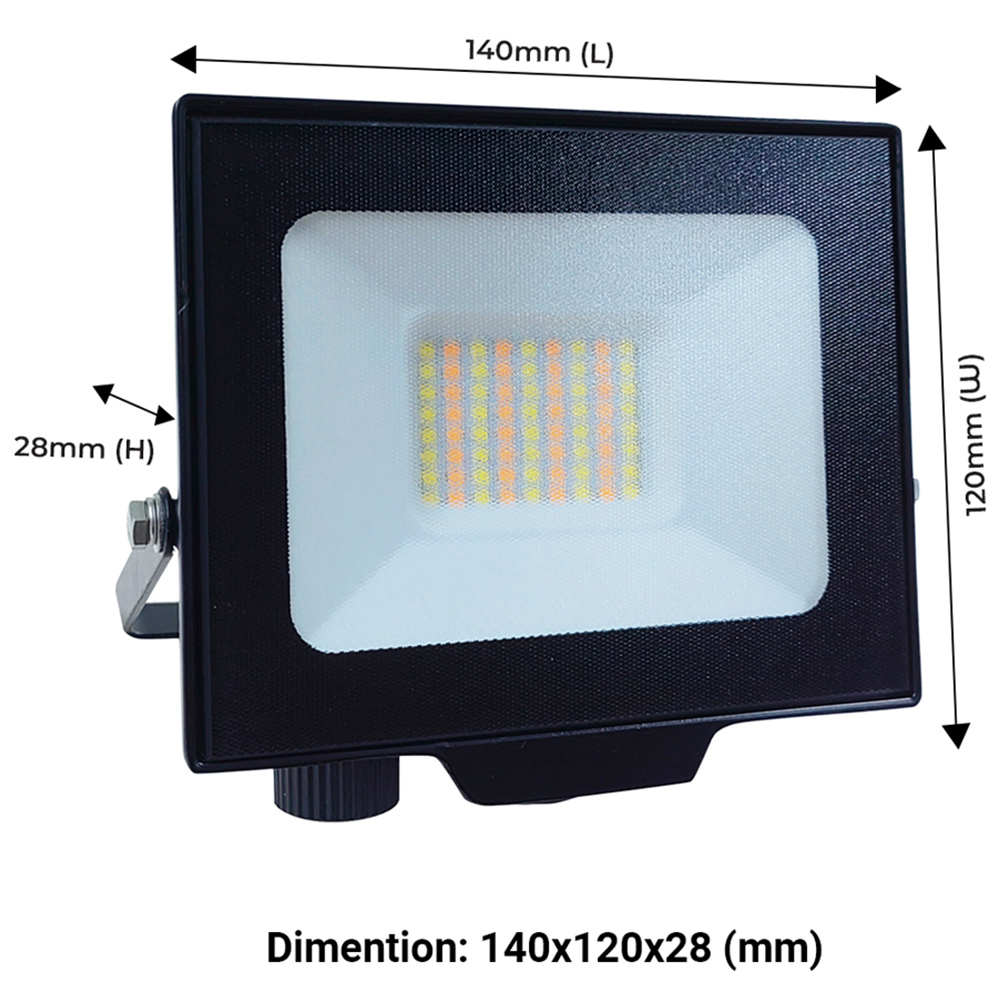 ENER-J 30W LED Floodlight with CCT Switchable Technology Image 7