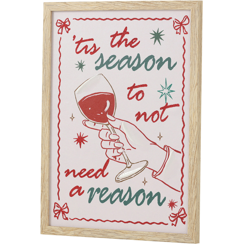 Fun Christmas Embellished Framed Art Image 4