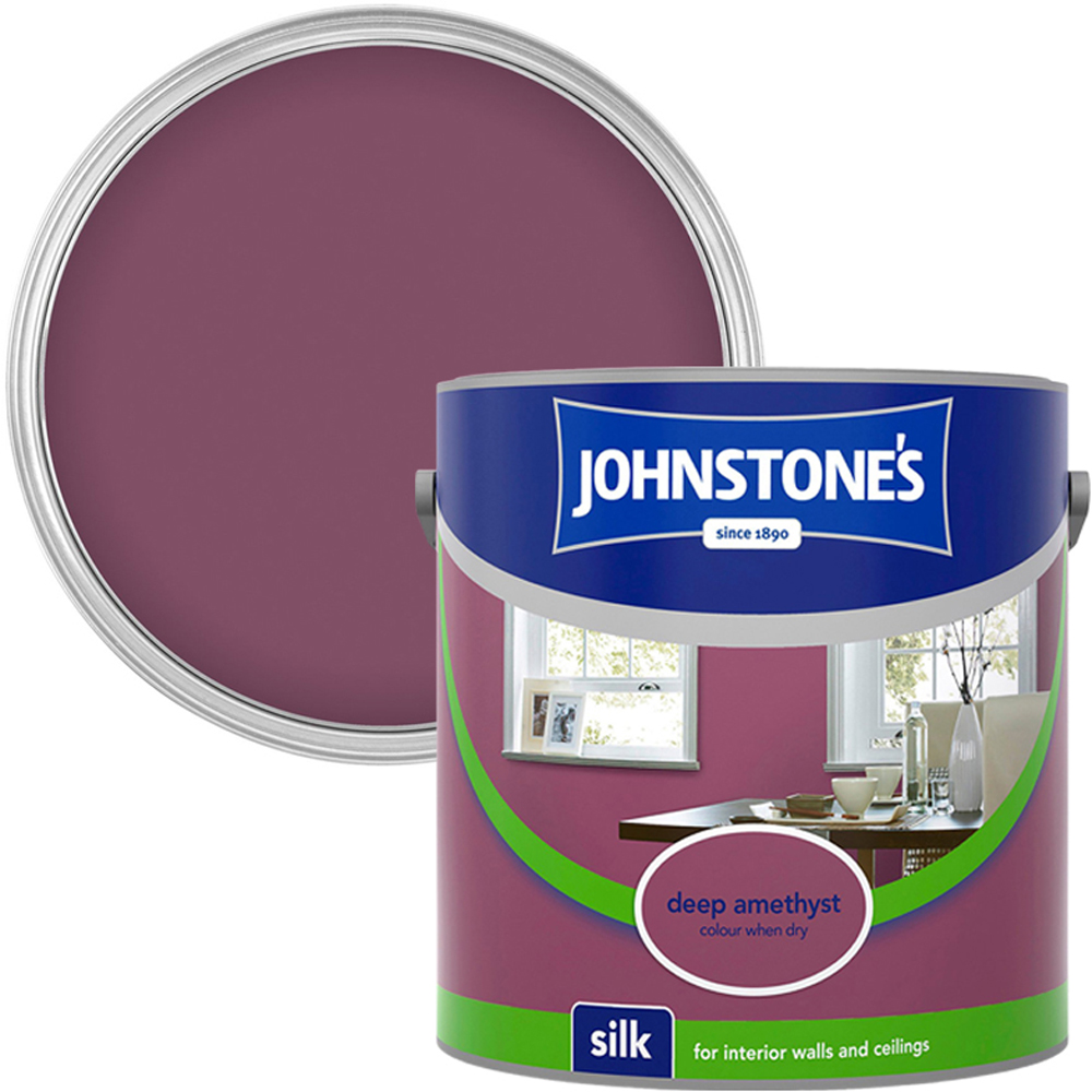 Johnstones Silk Emulsion Paint - Amethyst Image 1