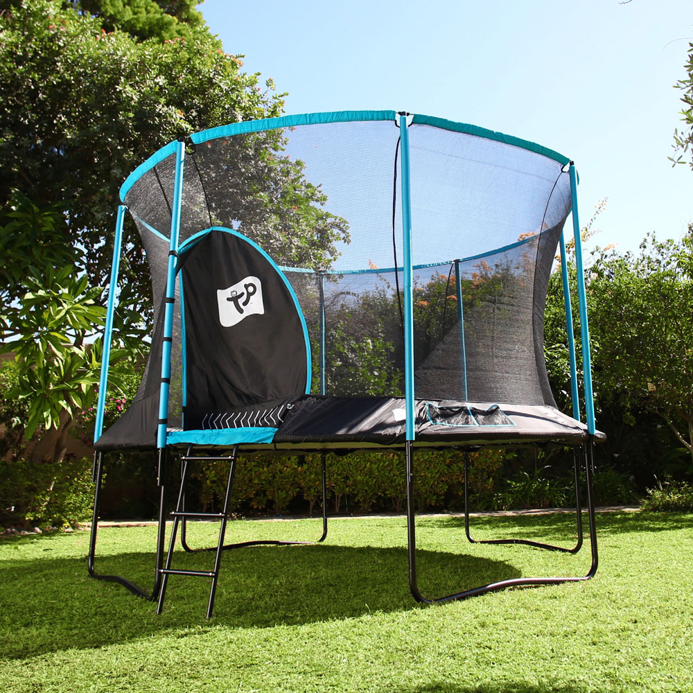 TP 12ft Genius Round Trampoline in Blue Image 2