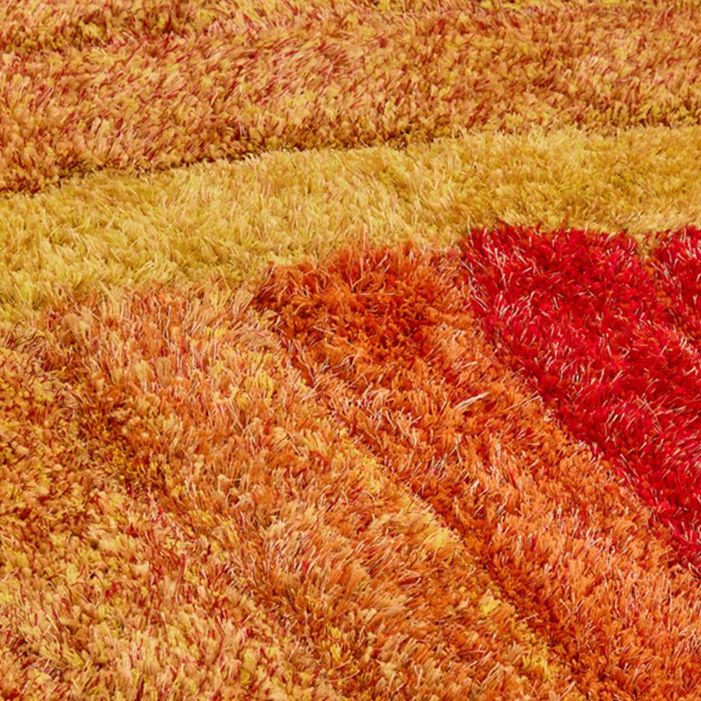 DS Living Stella Burnt Orange Ultra Plush Rug 160 x 230cm Image 4