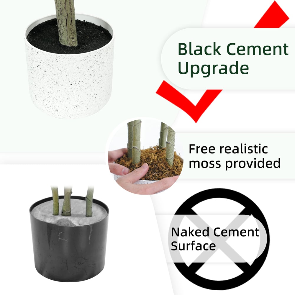 Bamboo Tree Indoor Artificial Plant 110cm Image 5