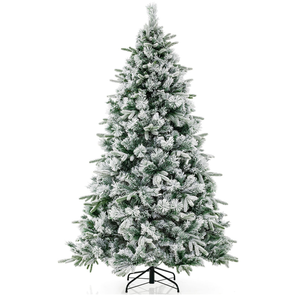 Costway Pre Lit Warm White LED Artificial Christmas Tree 6ft Image 3