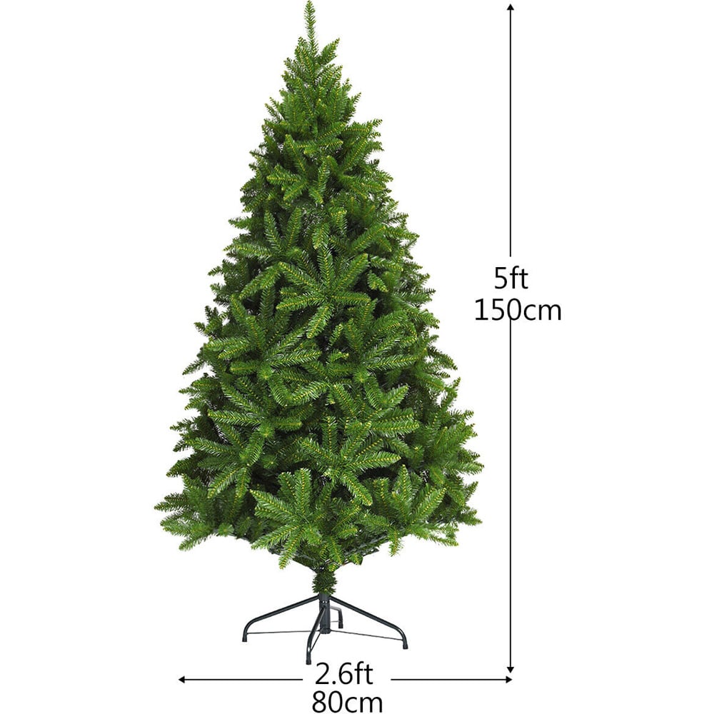 Costway PVC Tips Artificial Christmas Tree 5ft Image 8