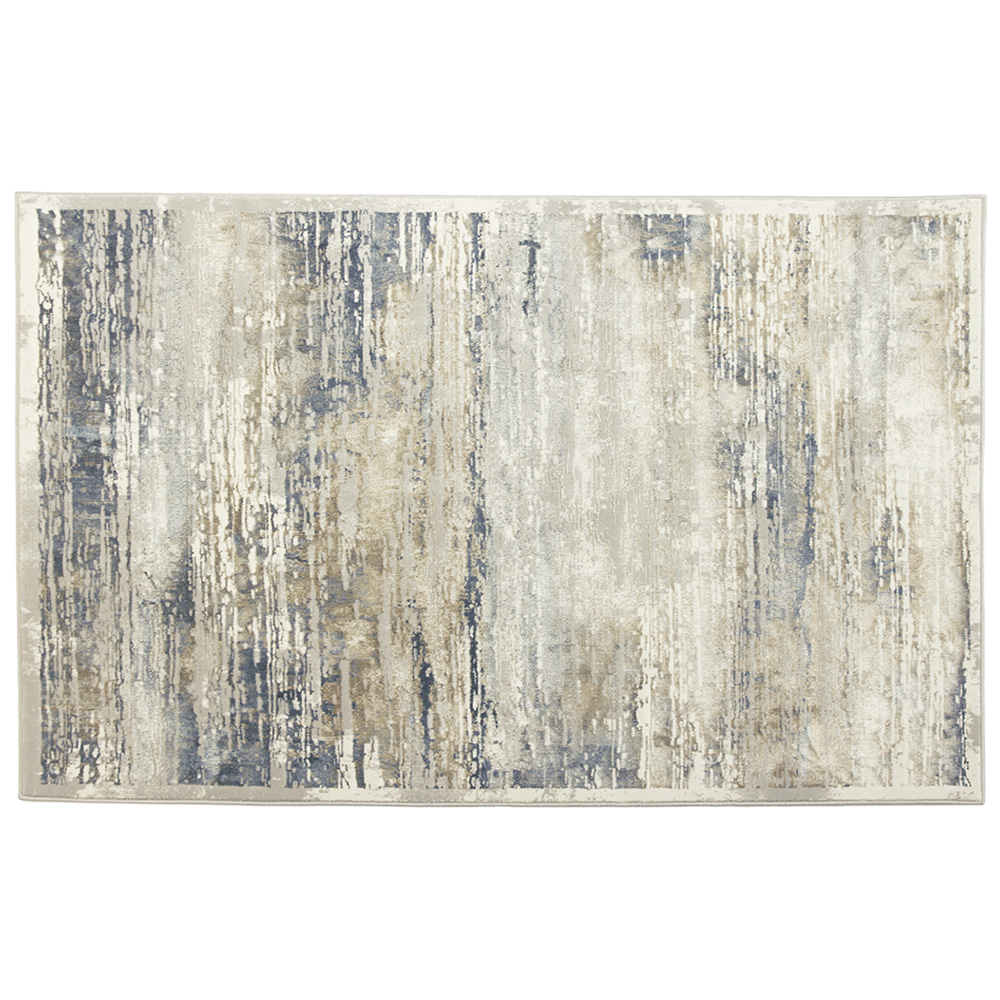 Esselle Home Solar Neptune Natural and Blue Rug 160 x 230cm Image 1