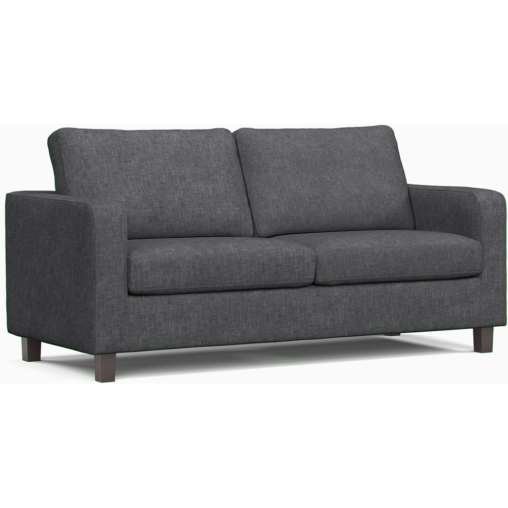 York 3 Seater Grey Turin Sofa Image 2
