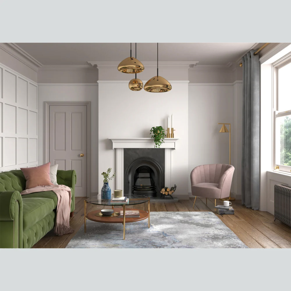 Dulux Heritage Walls and Ceilings Linen White Velvet Matt Emulsion Paint 5L Image 4