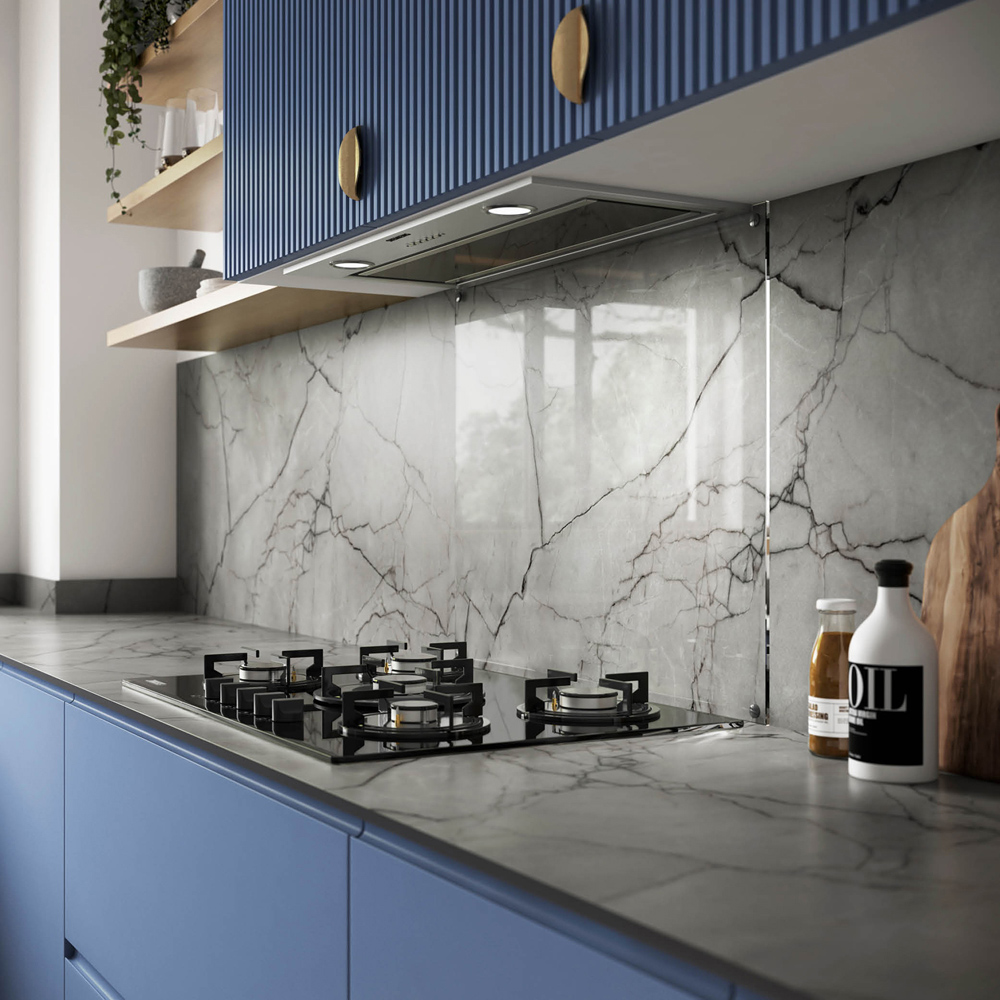 Zenith Marmo Grigio Laminate Kitchen Upstand 3000 x 95 x 12.5mm Image 8