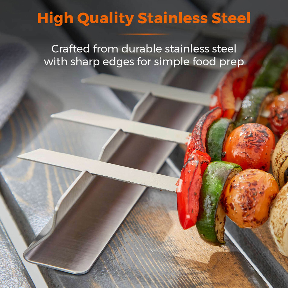 Tower 6 Piece Skewer Set with Stand Image 3