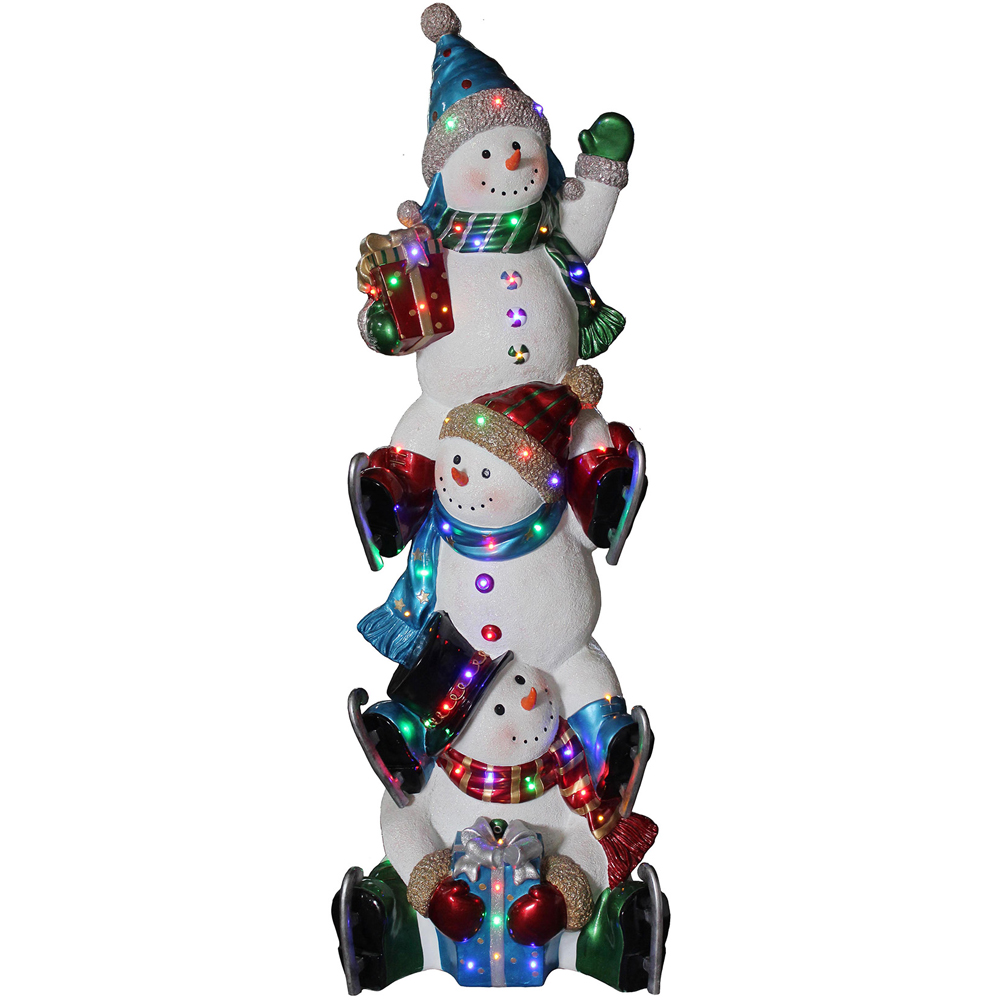 The Christmas Centre LED Snowman Stack Decoration 150cm Image 5