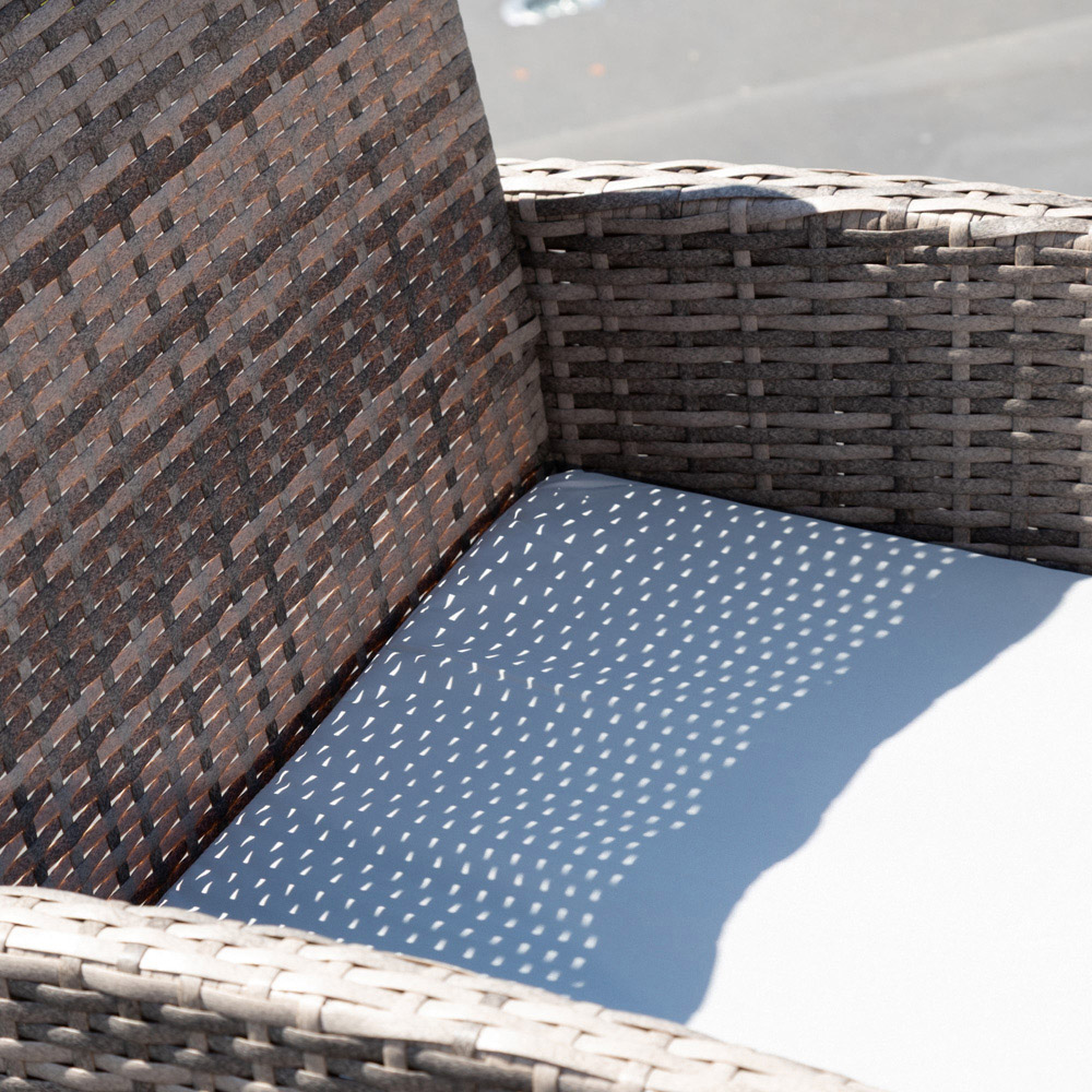 Artemis Home Arlo 4 Seater Grey Rattan Lounge Set with Cushion Image 4