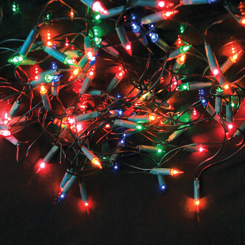 The Christmas Workshop 40 Multicolour Shadeless Fairy Light Image 1