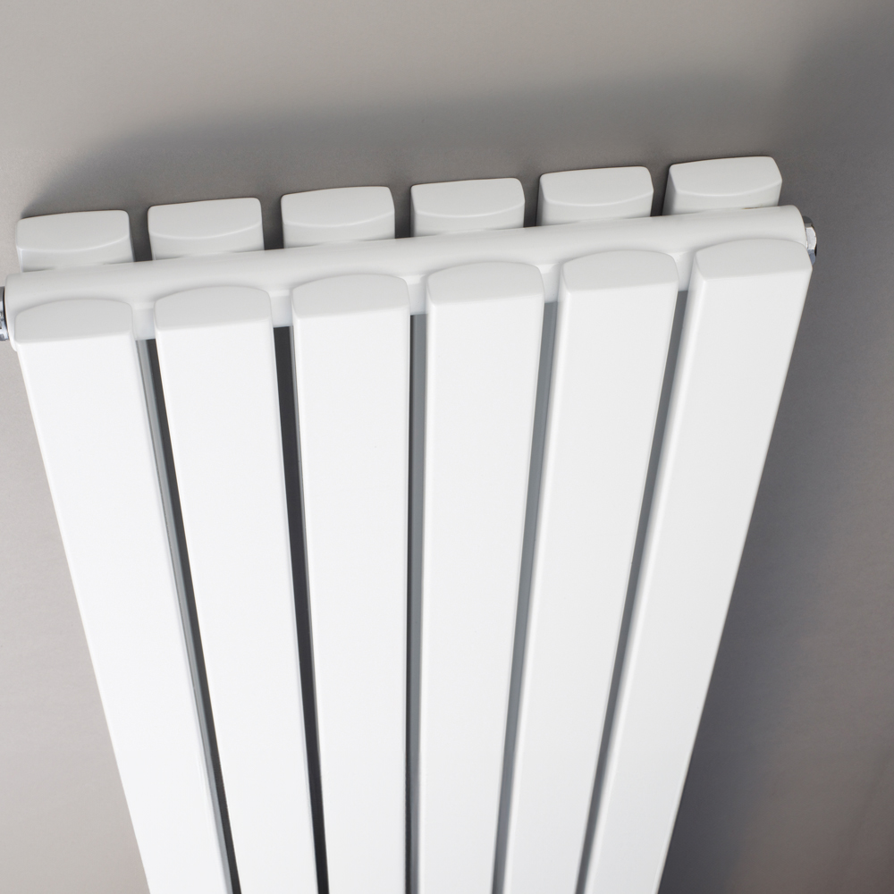 nuie Sloane Anthracite Double Panel Designer Radiator 1800 x 381mm Image 2