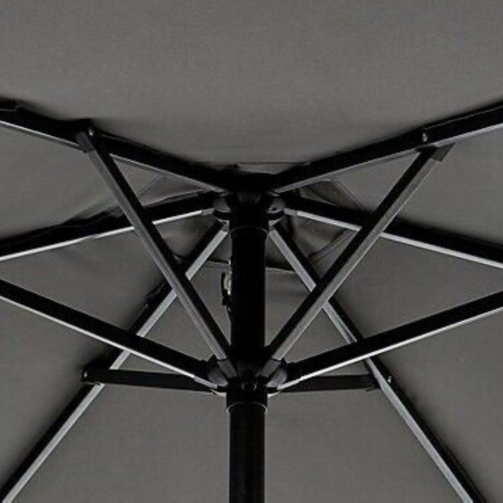 Outdoor Living Garden Grey Umbrella Parasol 2m Image 4