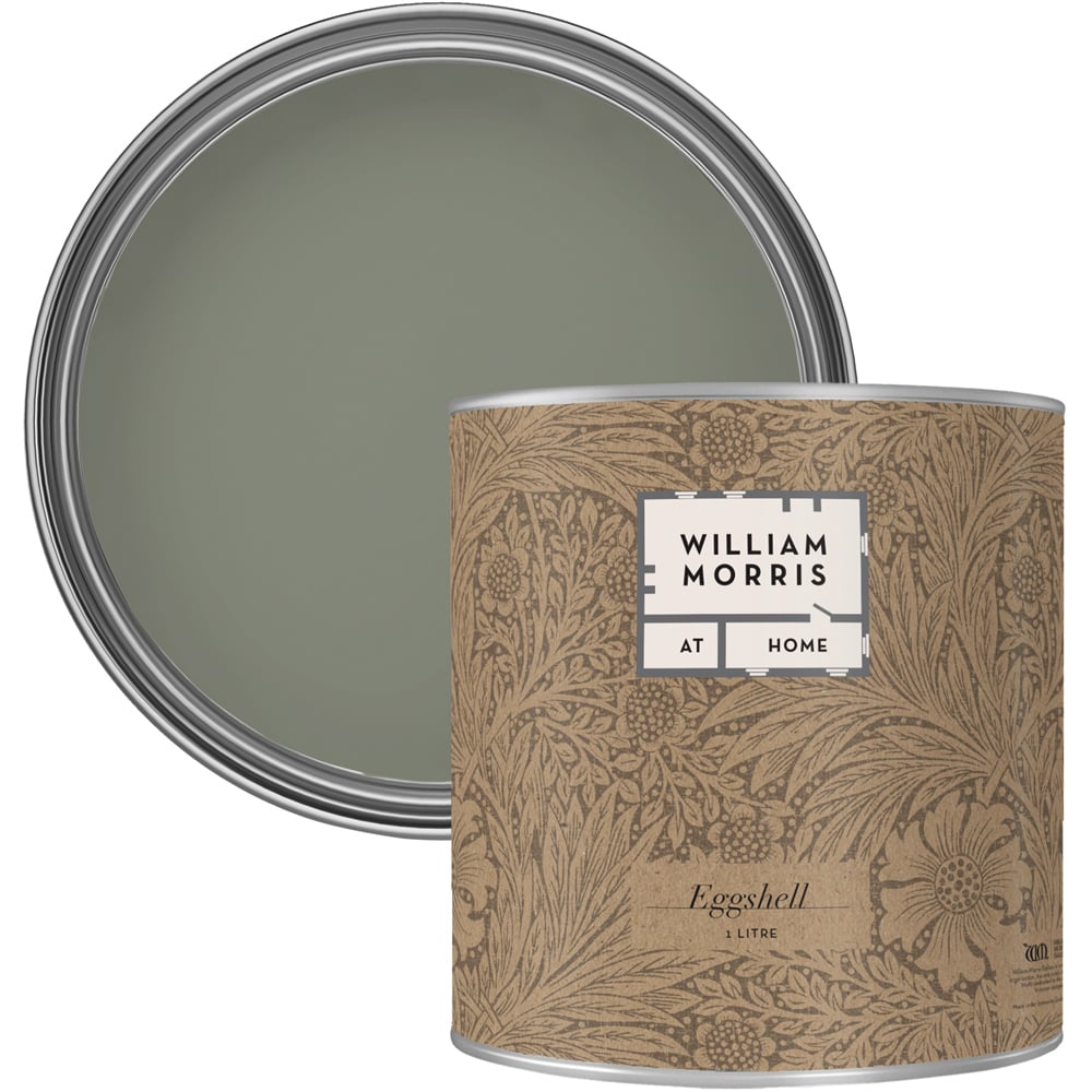 William Morris At Home Potted Sage Eggshell Paint 1L Image 1