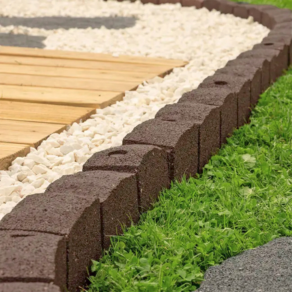 Oseasons Roman Stone Earth Eco Garden Border 4 Pack Image 2