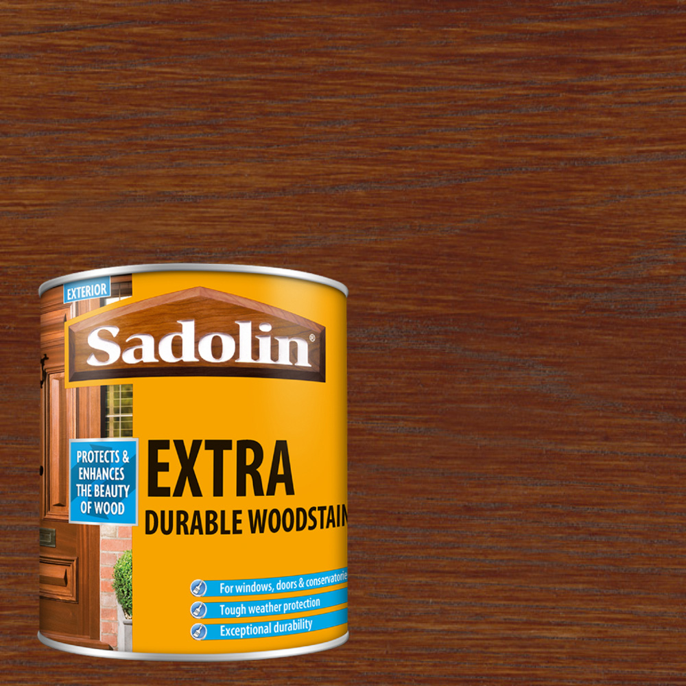 Sadolin Extra Teak Exterior Woodstain 5L Image 4