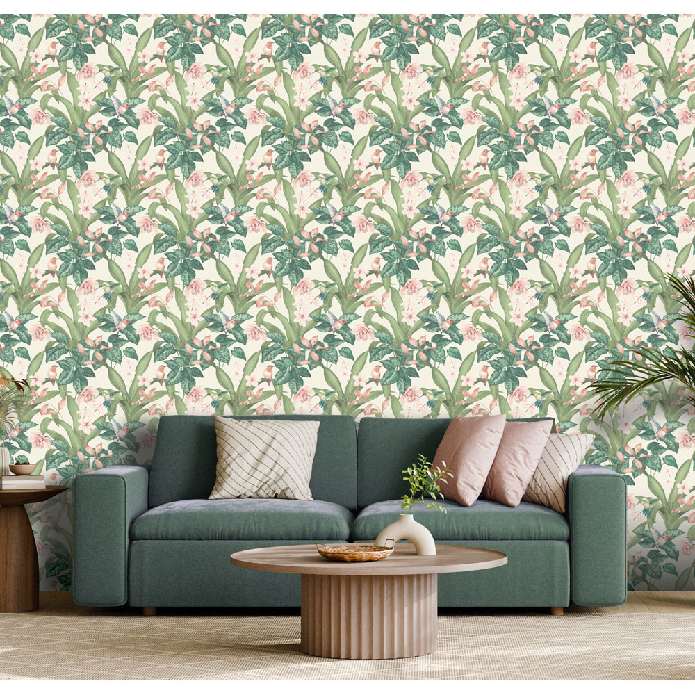 Arthouse Pretty Botanical Neutral Wallpaper Image 4