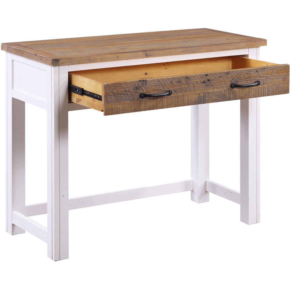 Baumhaus Splash of White Hidden Space saver Desk Image 3