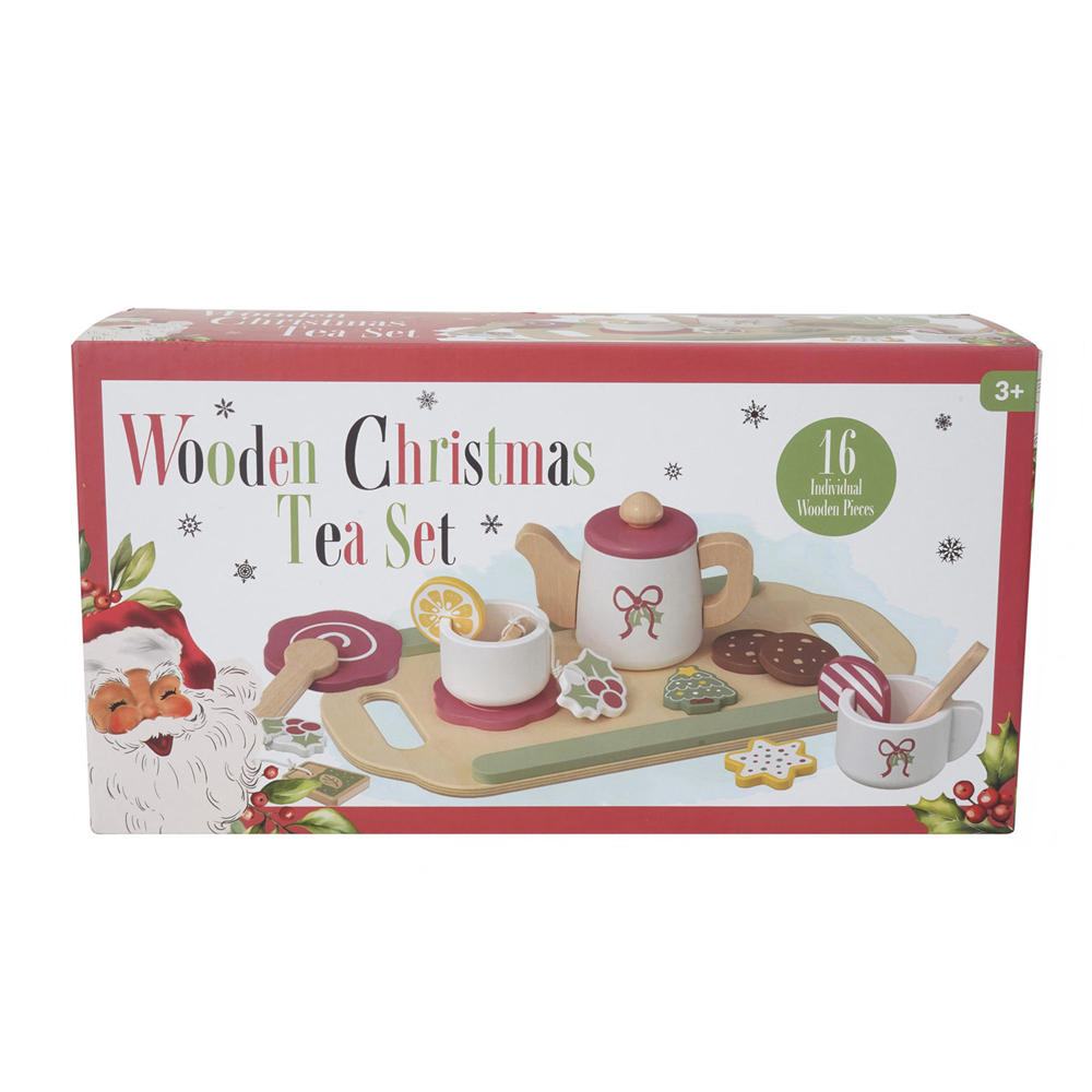 Wooden Christmas Tea Playset Image 2