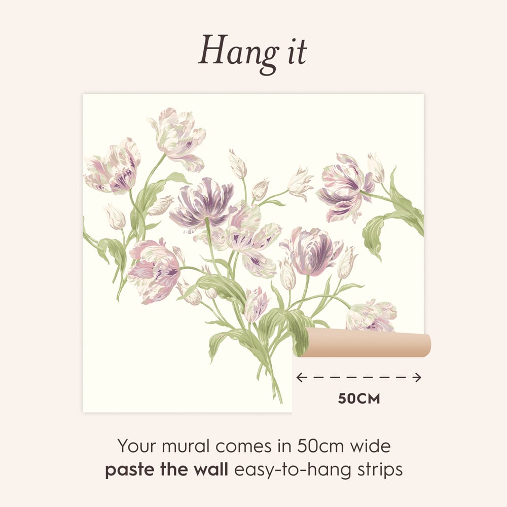 Laura Ashley Gosford Grape Mural Matt Wallpaper Image 4