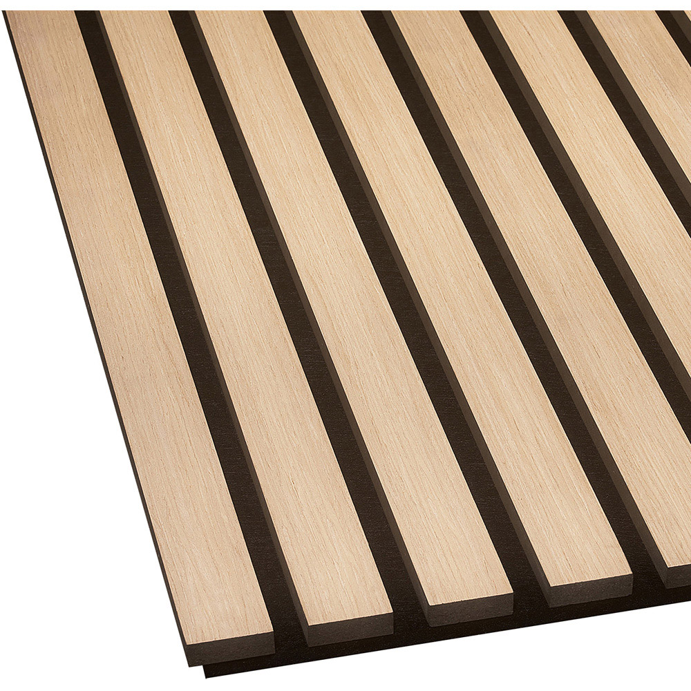 Fuse Acoustic Natural Oak Wooden Wall Panel 2.4 x 0.6m Image 3