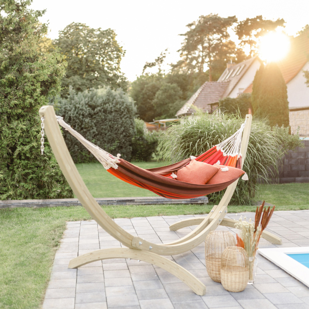 Amazonas Paradiso Terracotta Premium Traditional Cotton Garden Hammock Only XXL Image 3