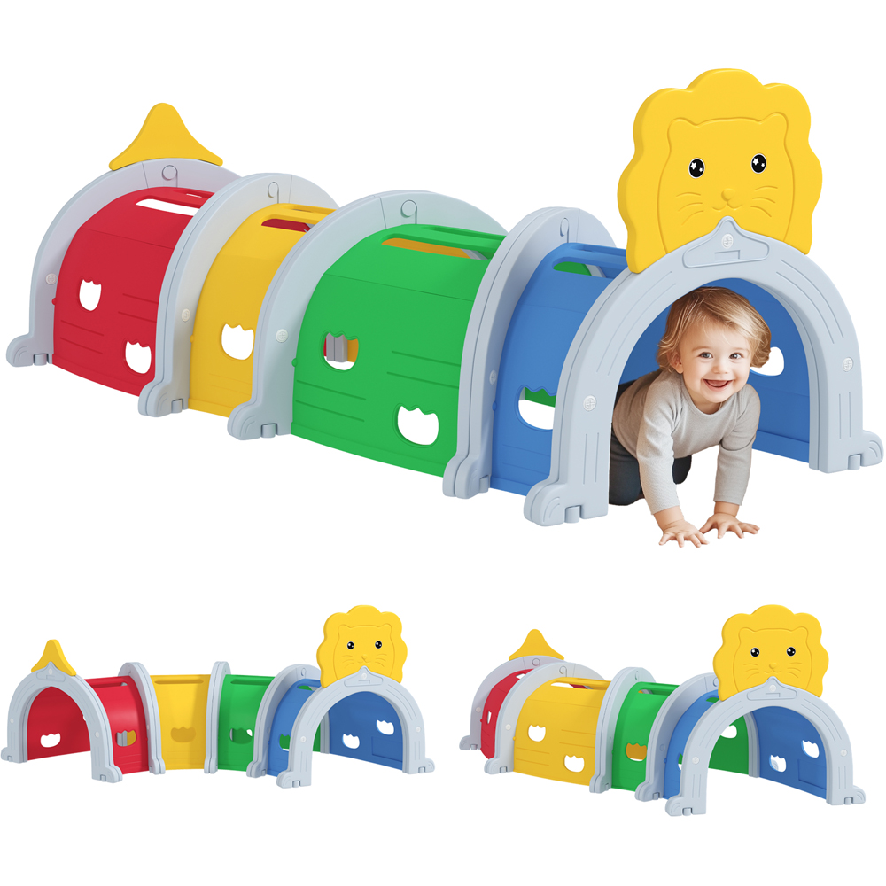 AIYAPLAY Kids Lion Play Tunnel Image 3