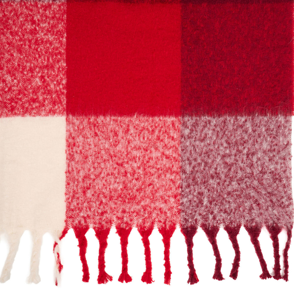 Blair Mohair Throw Red Image 7
