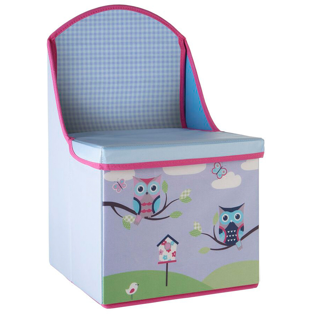 Premier Housewares Owl Design Kids Storage Seat Image 2