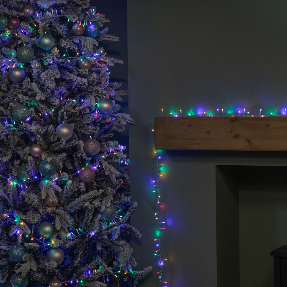 Samuel Alexander TreeBrights 1500 Multicoloured LED Clear Cable Christmas String Lights 37.5m Image 3