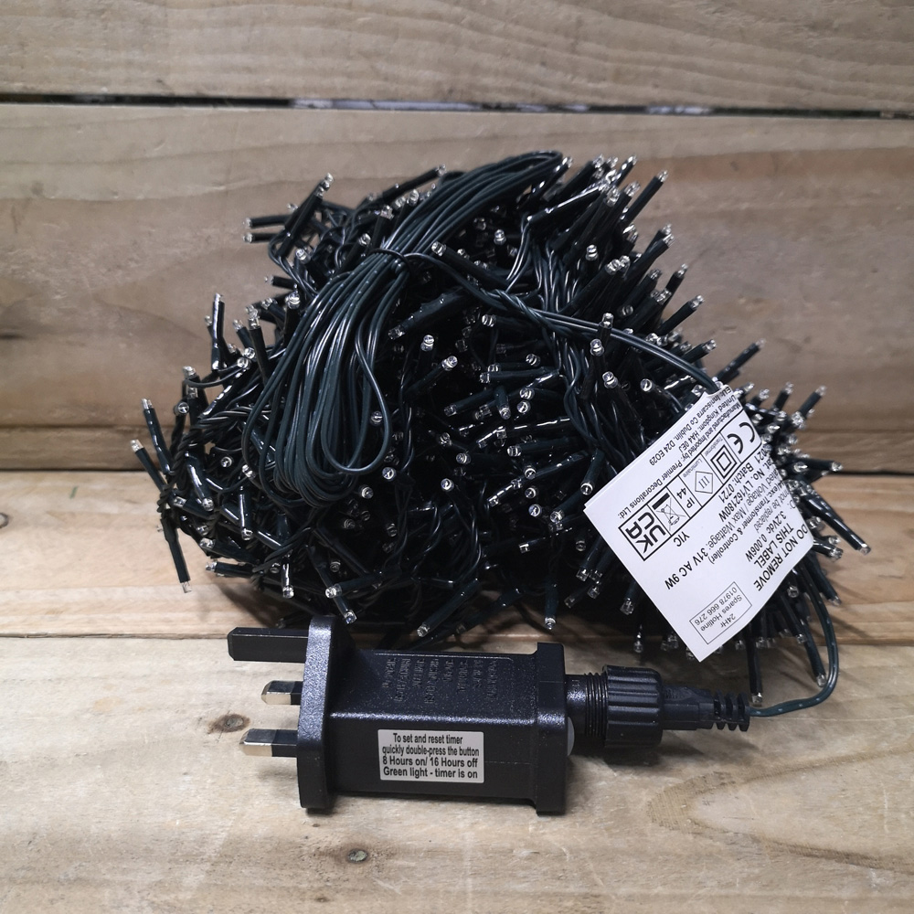 Samuel Alexander 1500 Cool and Warm White LED Multi-Function Green String Light 38m Image 2