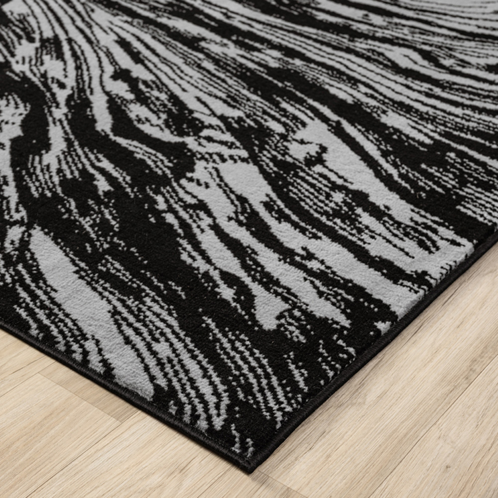 Desire Rugs Obsidian Grey Whirlpool Rug 200 x 290cm Image 5