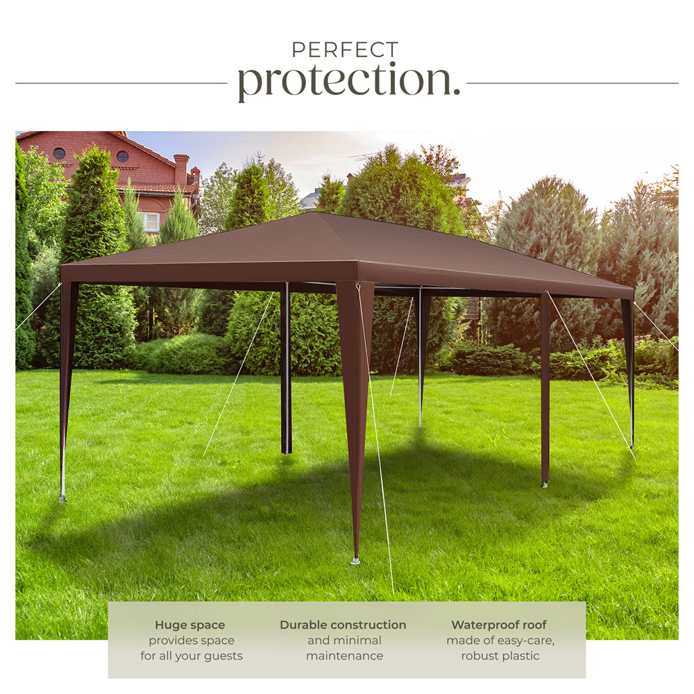 tectake Alpine Removable Side Panels Gazebo 600 x 300cm Image 3