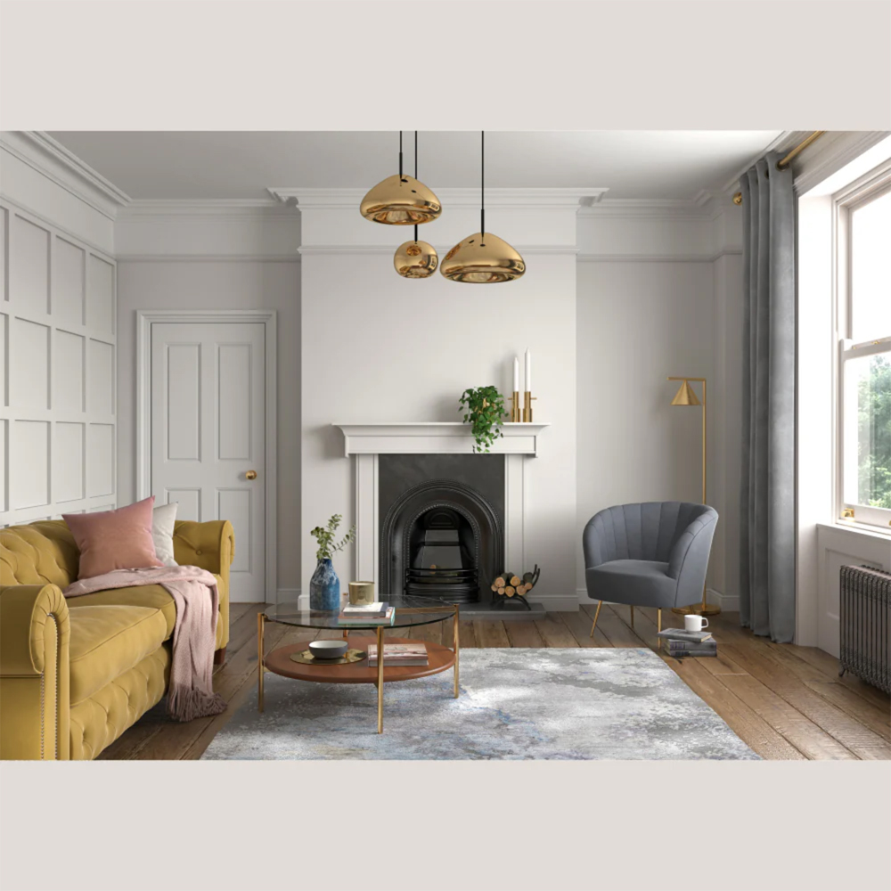 Dulux Heritage Walls and Ceilings Chiltern White Velvet Matt Emulsion Paint 1L Image 4