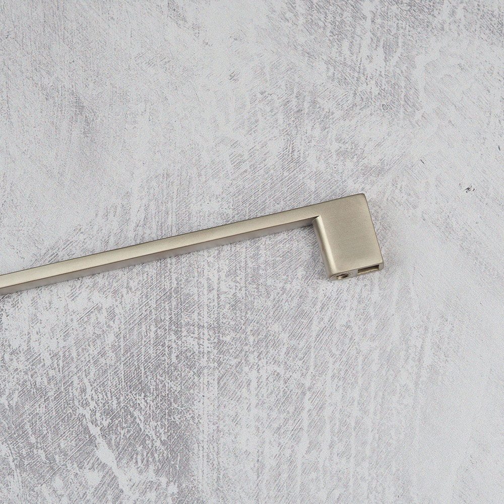 Handle & Home Matt Nickel Square D Handle 160mm Image 7
