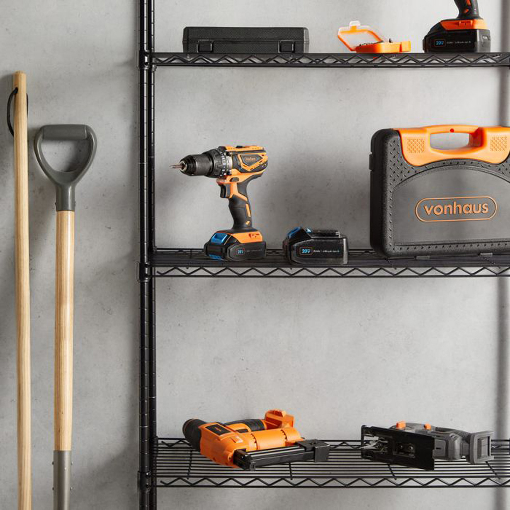 VonHaus 5 Shelf Wire Storage Rack Image 8