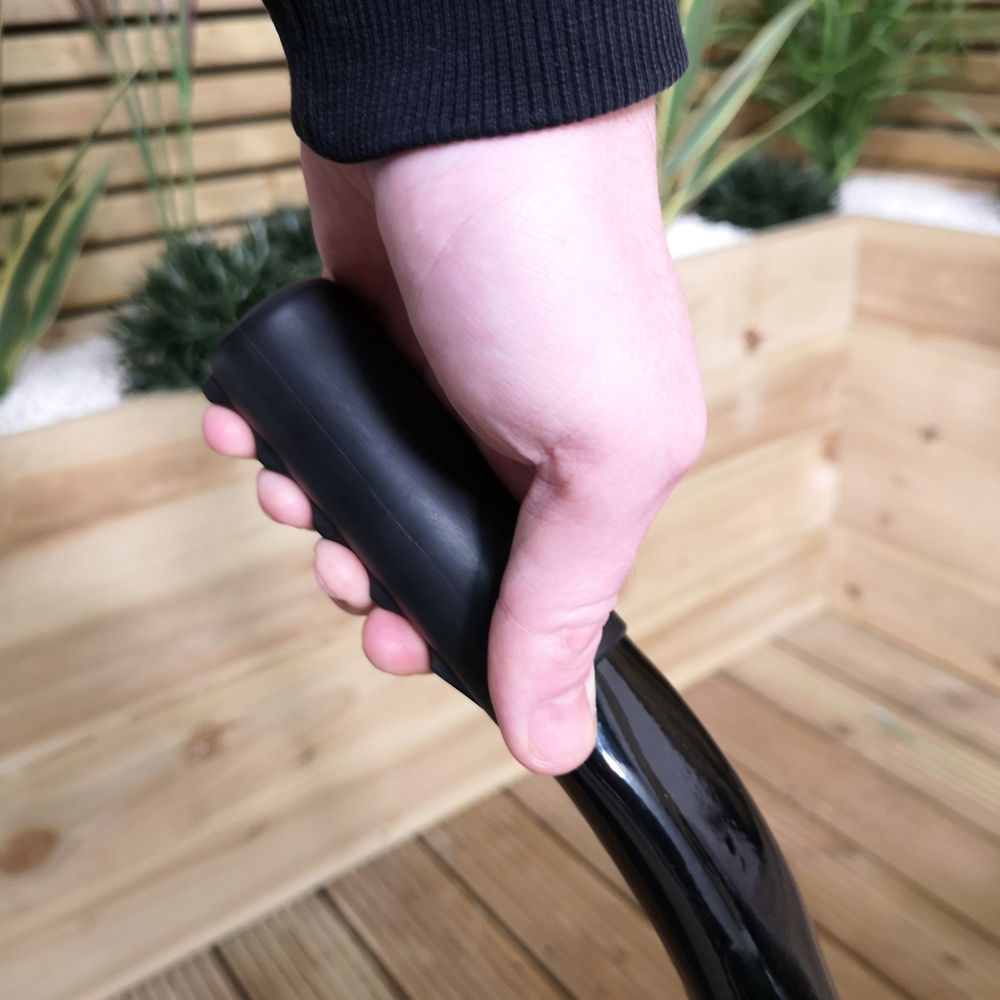 Samuel Alexander Black Galvanised Metal Garden Wheelbarrow 150kg Image 4