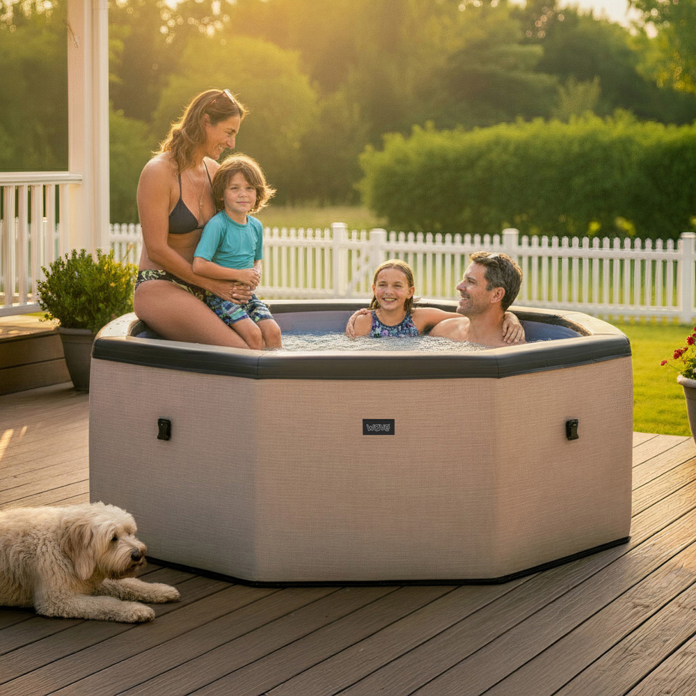 Wave Spas Como 6 Person Flint Grey Eco Foam Hot Tub with EnergySave Bundle Image 2