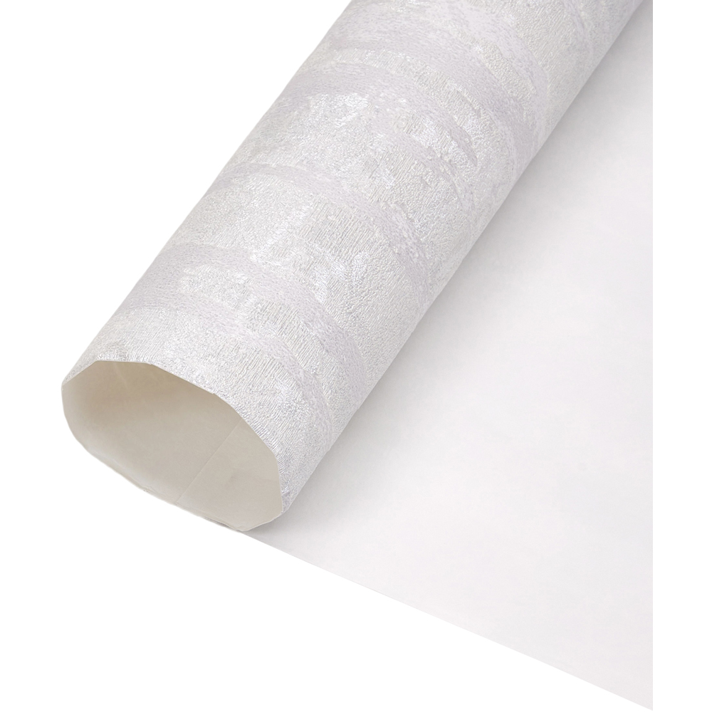 Living and Home Vintage Light Grey 3D Embossed Non-Pasted Wallpaper Roll 950 x 53cm Image 4
