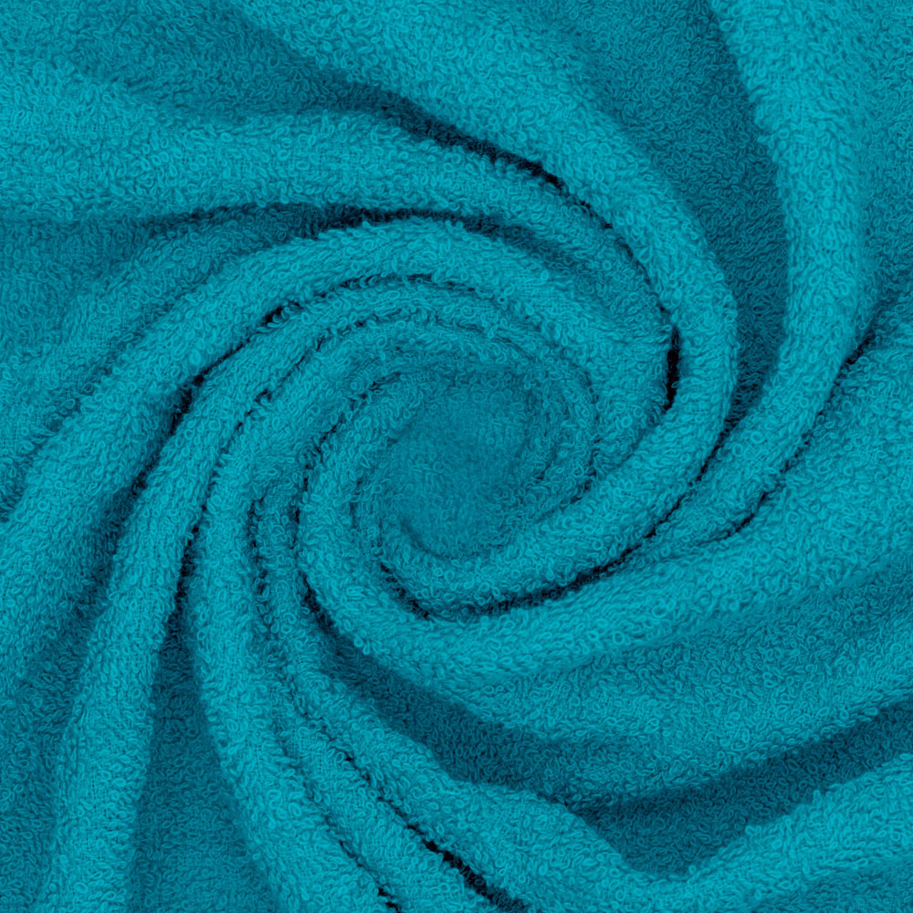 Velosso Hampi Cotton Teal Bath Sheet Set of 2 Image 4