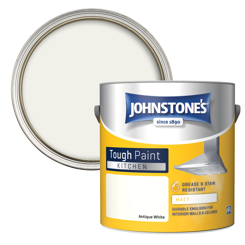 Johnstone's Kitchen Antique White Paint Matt 2.5L Image 1