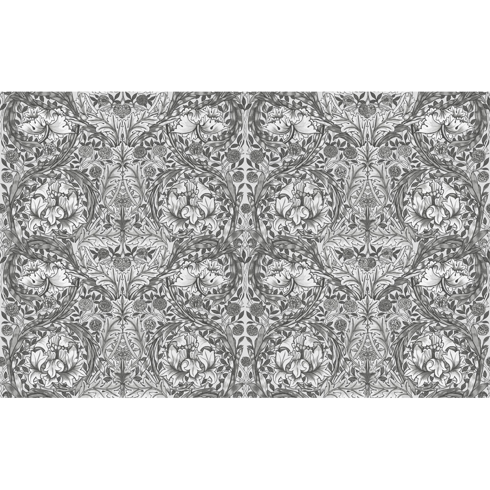 William Morris African Marigold Grey Mural Image 2
