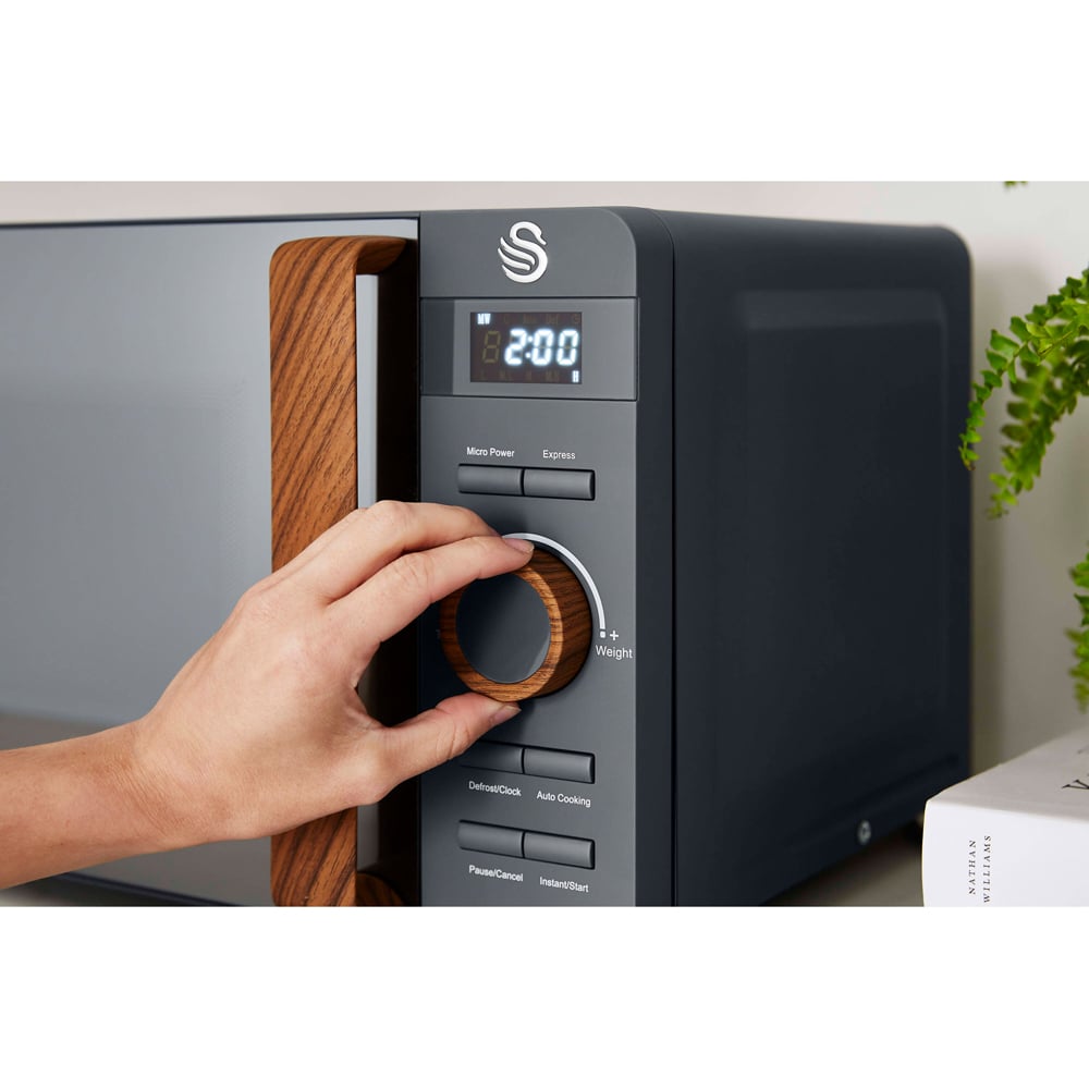 Swan Nordic EEJB144 Grey 2 Slice Toaster 1.7L Kettle and 20L Microwave Bundle Image 6