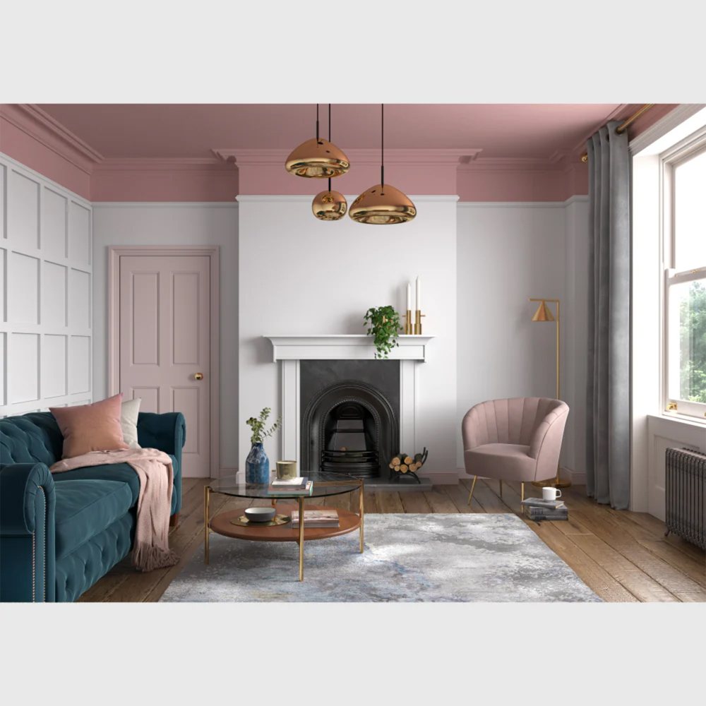 Dulux Heritage Walls and Ceilings Marble White Velvet Matt Emulsion Paint 5L Image 4