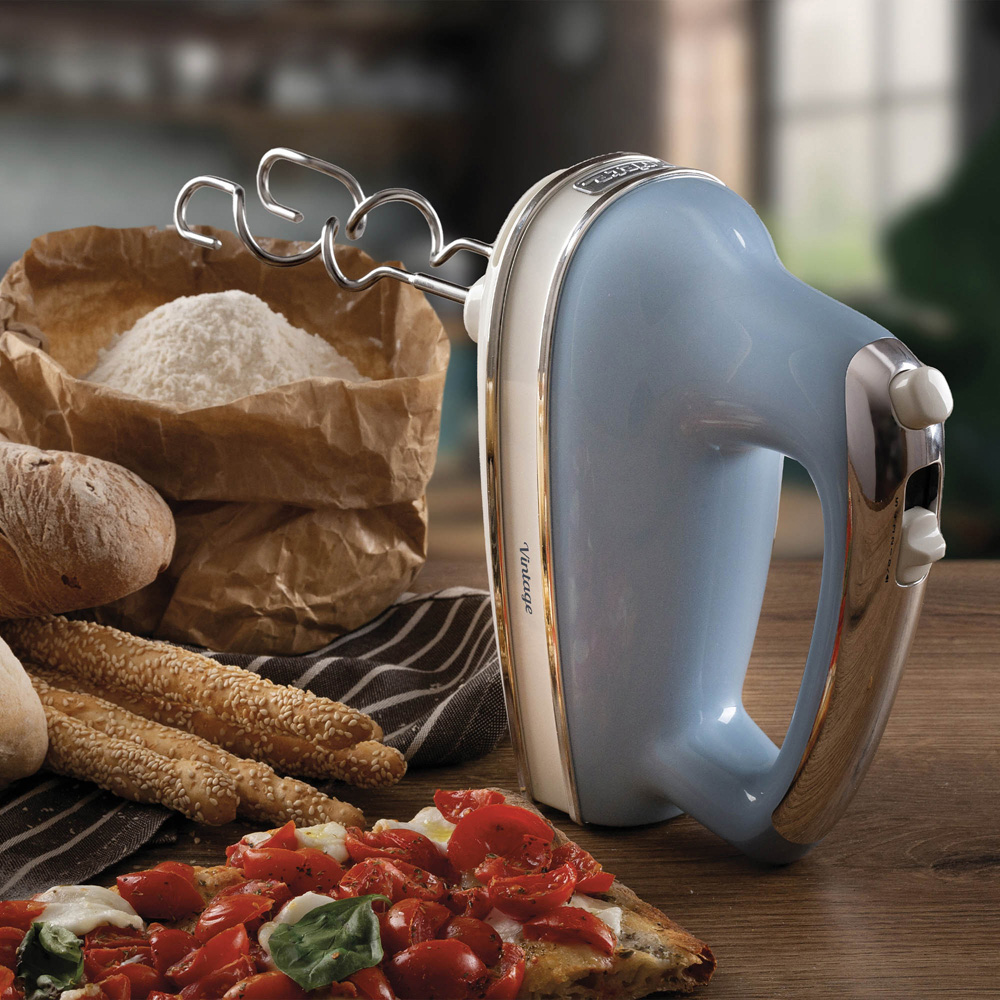 Ariete 00C154805ARSA Blue Vintage 450W Electric Hand Whisk Image 8