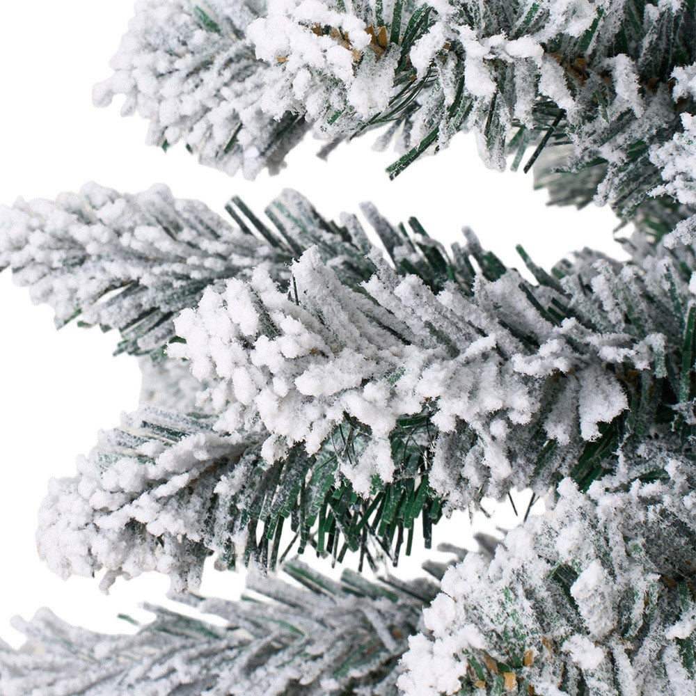 Living and Home Mini Flocked Artificial Christmas Tree 2.1ft Image 6
