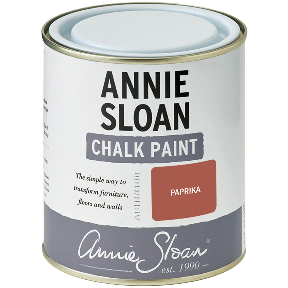 Annie Sloan Paprika Red Matt Chalk Paint 500ml Image 2