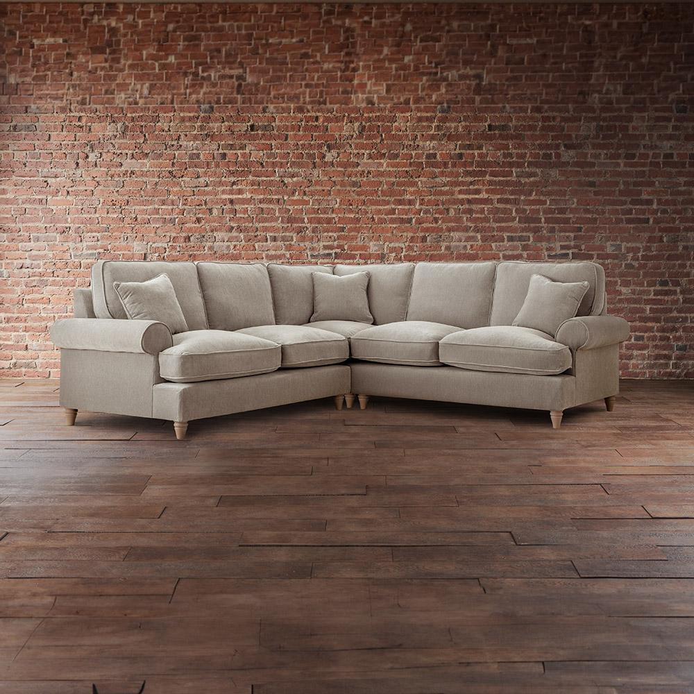 The Victoria Large Putty Corner Sofa Image 3