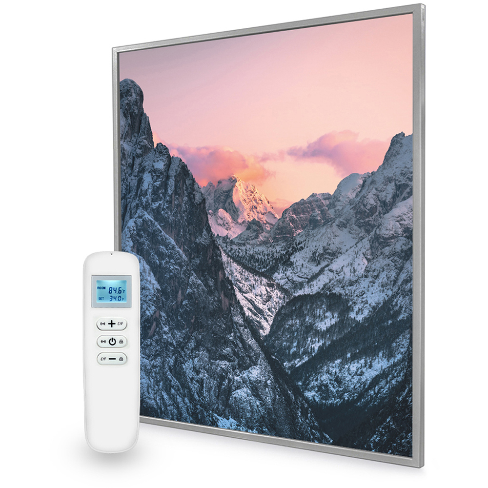 Mirrorstone Nexus Valley at Dusk Image Wi-Fi Infrared Heating Panel 1200W 995 x 1195mm Image 2